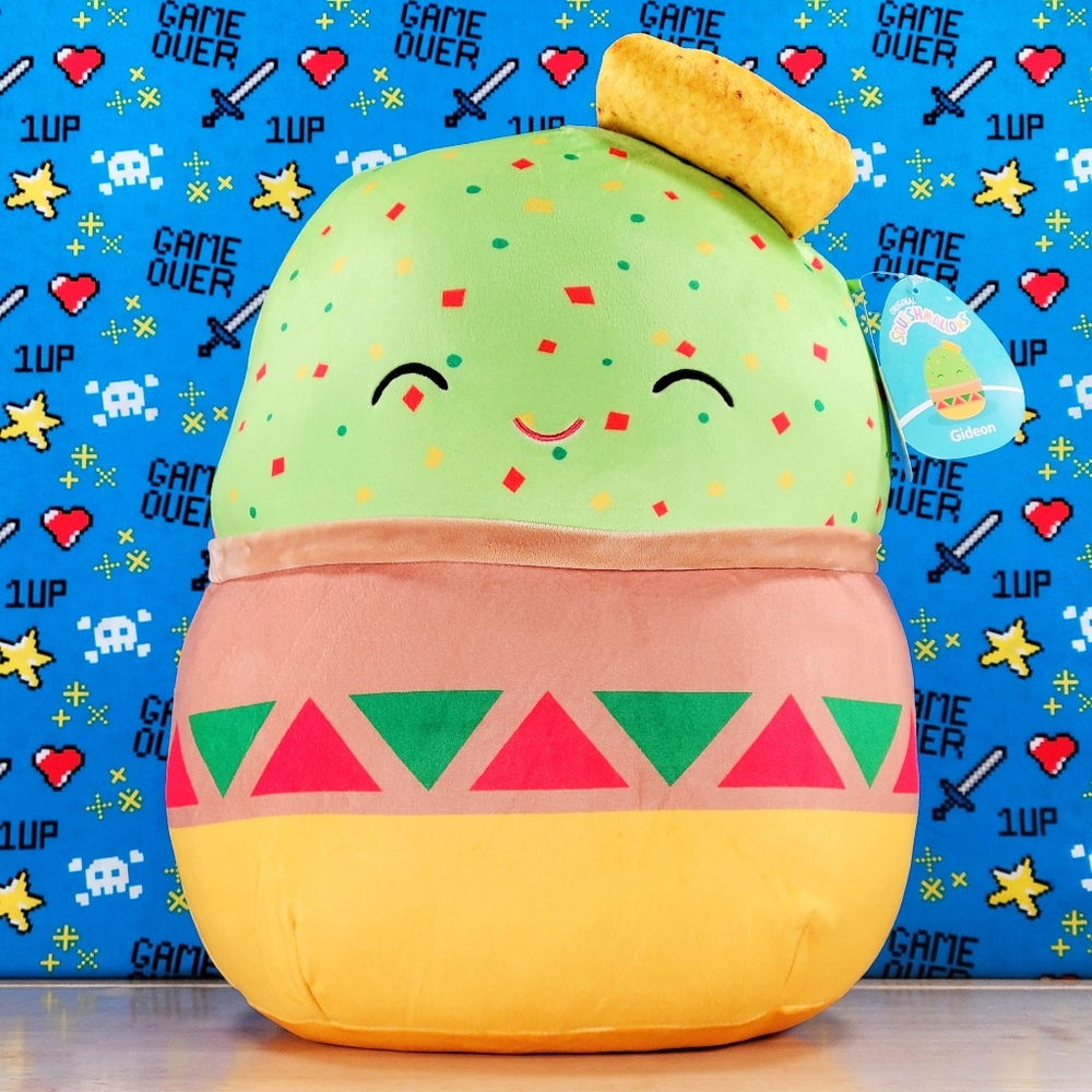 Squishmallow Gideon the Guacamole 13" 2022 Food Squad Toy Plush NWT